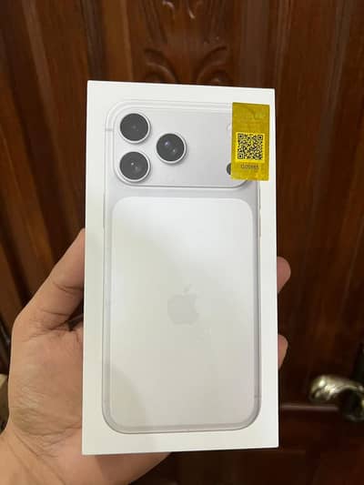 iphone 17 Pro max 256 PTA Approve Non - Active Boxpack