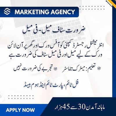 Part time, full time, home based online job