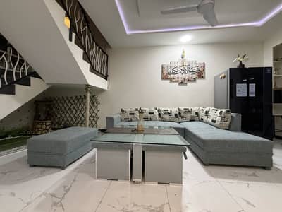 L Shape 8 Seater Sofa With Center Table