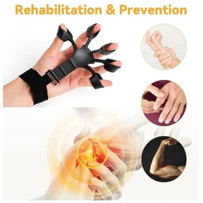 5 Finger Hand Grip Exerciser | Adjustable Strength | Gym & Home Worko
