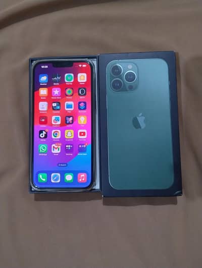 iphone 13 pro max 128gb look like new with box Non PTA