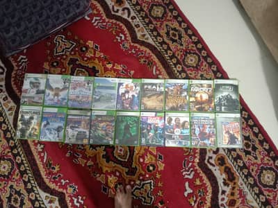 Xbox 360 games total 18 in which 6 are new pack and 12 are used.