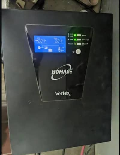 Double battery homeage ups vertel 1800 watt solar inverter
