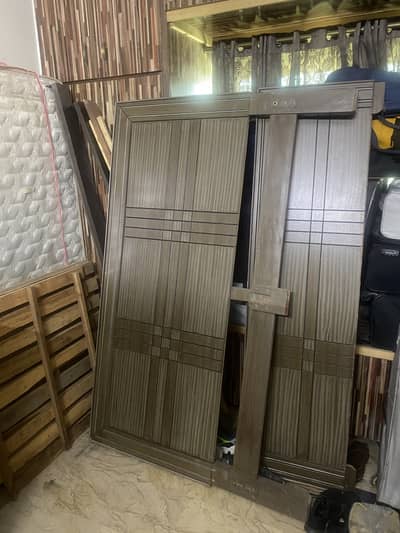 Bed and 2 side table for sale almost brand new condition