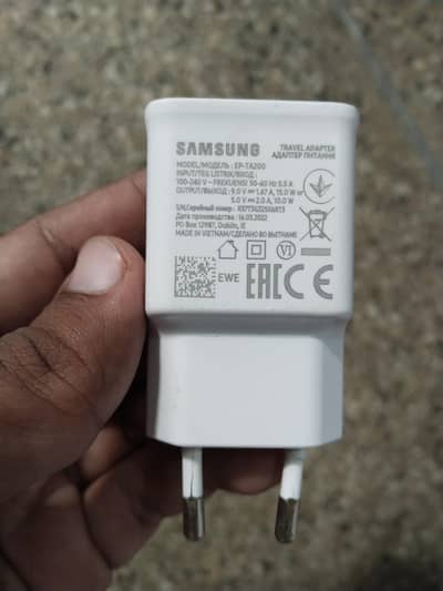 Samsung A12 15W box pulled fast charger adapter
