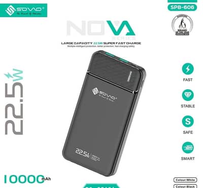 SOVO SPB-606 NOVA 22.5W 10000MAH POWER BANK