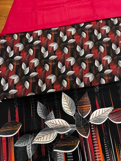 branded unstitched 3pcs and 2pc suit