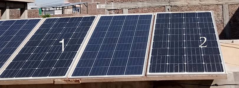 2× Monocrystalline 180 Watts A-Grade Solar Panels For Sale.