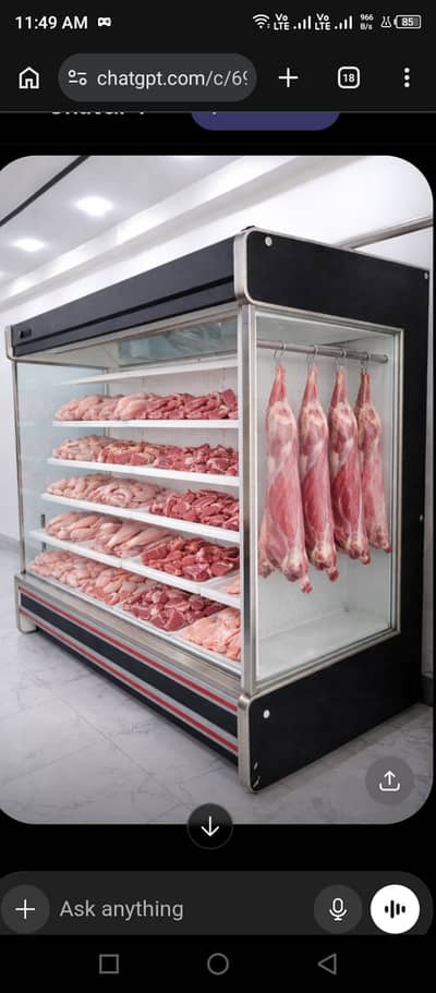 Meat Display Chiller Counter