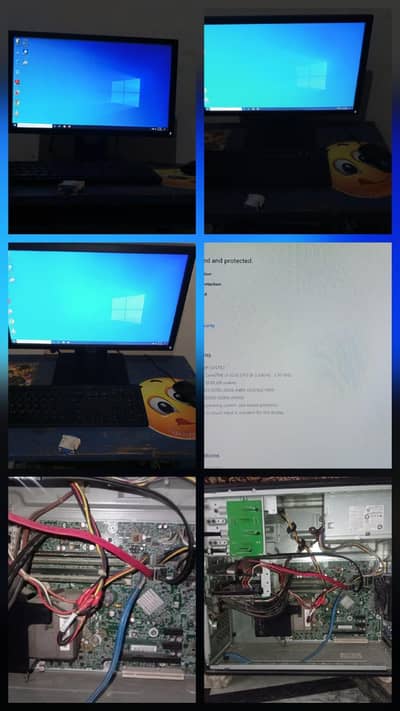 CORI3 3RD GEN[NEW HA CPU TOWER TYPE CASING HP]. [SCREEN DELL 24 INCHES]