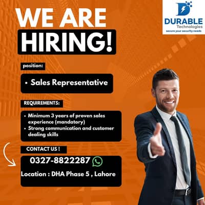 Sale Executive Required || Sales Jobs || Office Job | Jobs in Lahore
