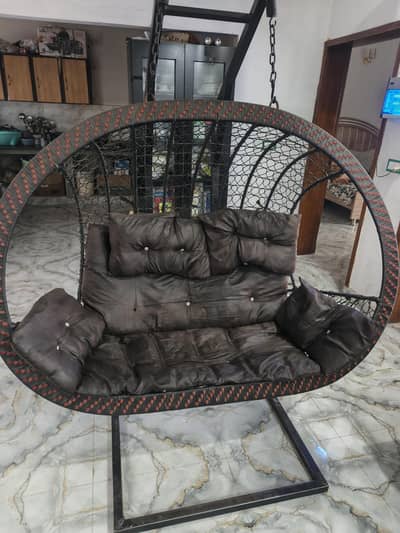 2 Used hanging swing chairs (jhoolay) for sale