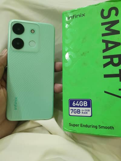 infinix smart 7 with box 03156110292