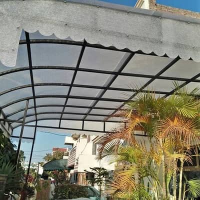 Premium Fiber Shades in Karachi, Pakistan | car parking Shed