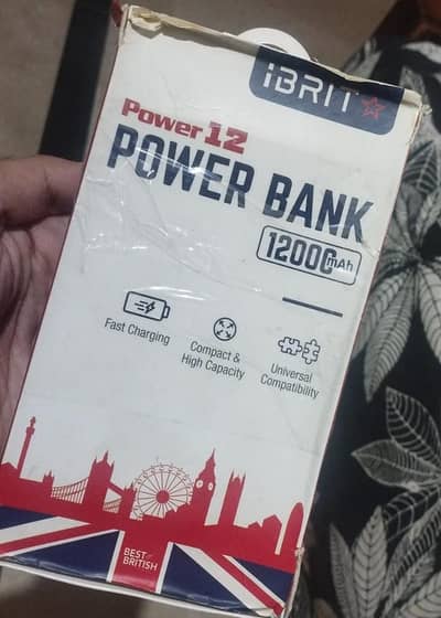 Power Bank 12000 mah (IBRIT)