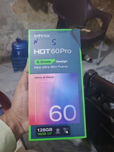 Box pack Infinix hot 60 pro