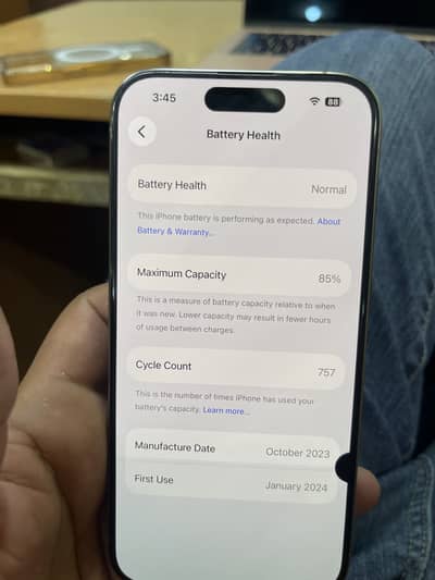 Iphone 15pro non pta jv 256
