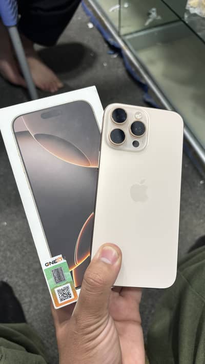 iPhone 16 pro max pta approved 256gb 92bh