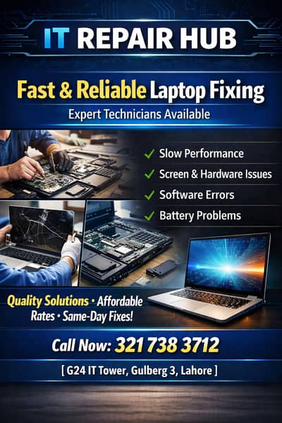 Fast & Reliable Laptop Fixing – Expert Technicians Available