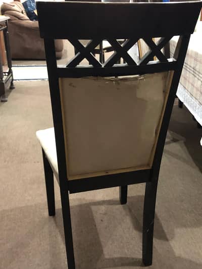 8 Dining chairs bought from Dubai