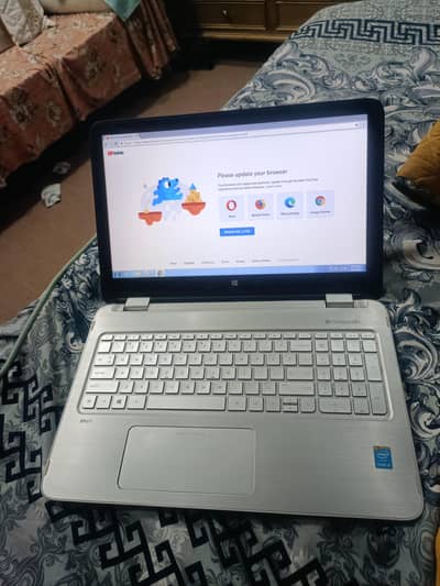 HP core i5 5th generation 8gb ram 15.6 crystal led backlight keyboard