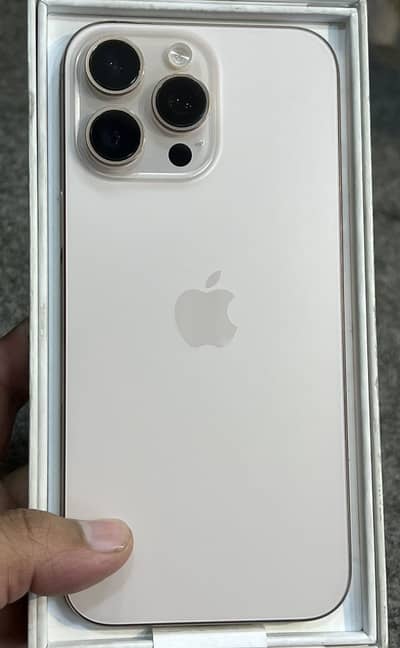 Iphone 16 pro max 256Gb pta approved physical/E-sim