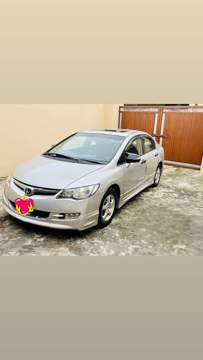 Honda civic reborn 2011 full option for sale lahore number own name