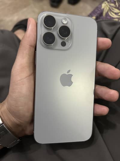 iPhone 15 pro max Natural Titanium PTA Approved