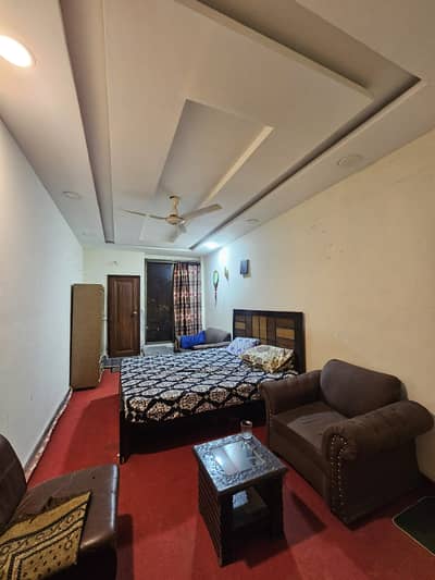 Studio semi furnished apartment available for rent in prime location 0315*4419*989*