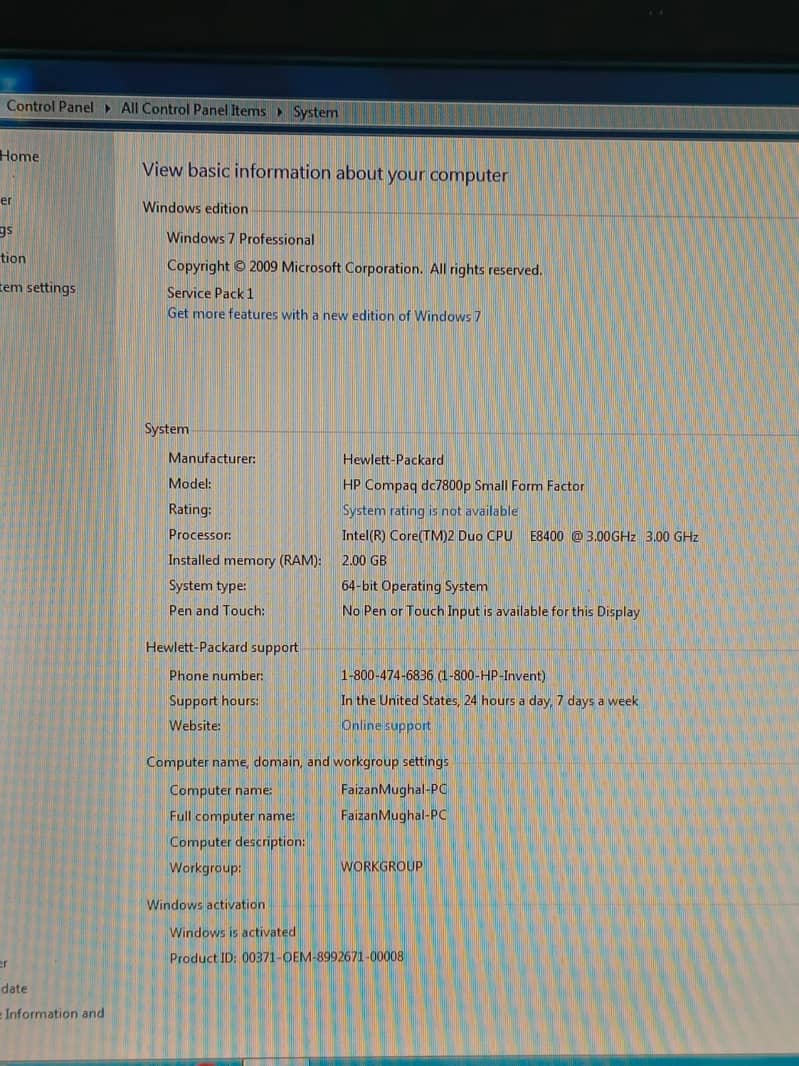 Dell & HP Computer Setup 10