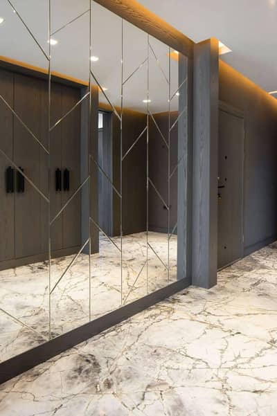 Glass wall design/ Decorative glass wall/ mirror wall