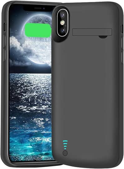 IPHONE X/XS MAX BATTERY POWER BANK CHARGING CASE 5000 MAH
