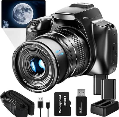 DV Camera  10X Optical zoom & 4K photo Vedio Quality