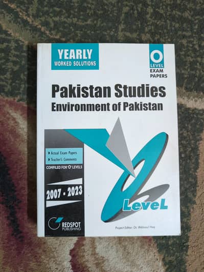 Cambridge Pakistan studies environment of Pakistan 2007-2023 topicals