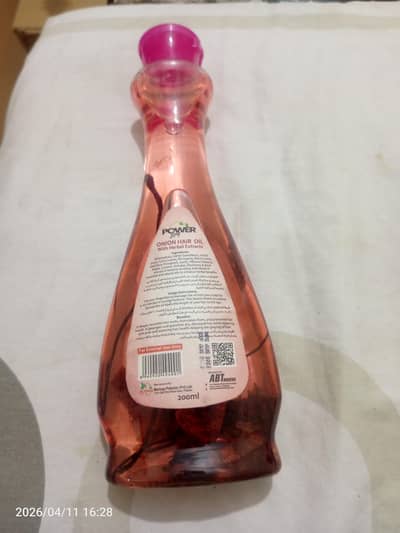 power leaf onion hair oil