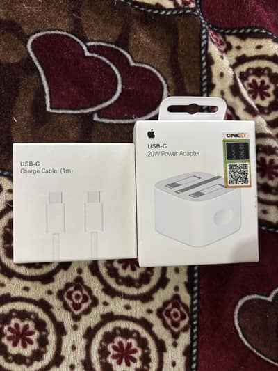 Iphone orignal adapter and cable