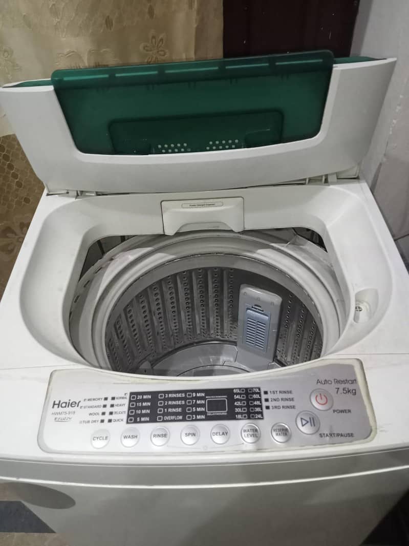 Haier automatic washing machine 5