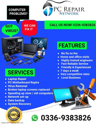 Laptop Repair/ laptop screen battery motherboard repair / repair