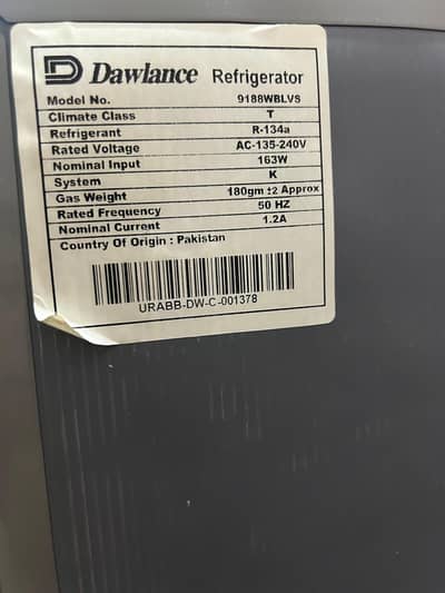 Dawlance Refrigerator