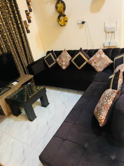 beautiful L shape sofa