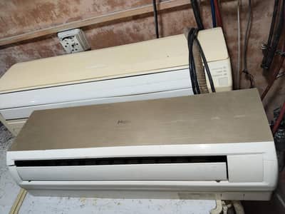 Haier Ac 1 ton Good Condition Geniun gas  Just buy And Install