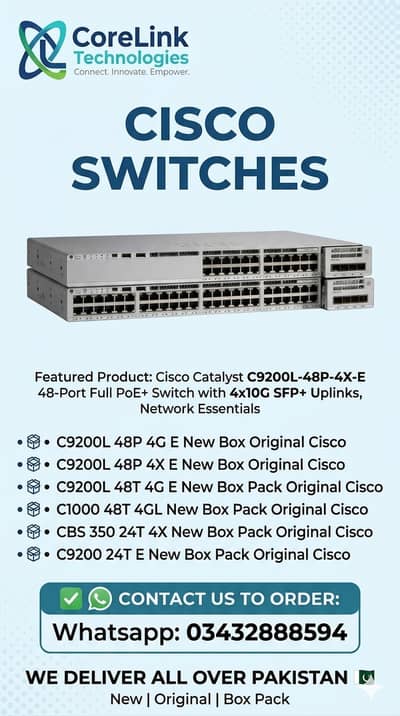 cisco switches  |c9200l 48-port poe+ | cisco | switches