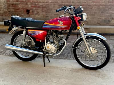 Honda CG 125 2012 with Golden No 9898 all Punjab