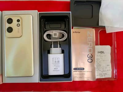 infinix Zero 30 12gb Ram 256gb memory PTA approved 0325=3982=953