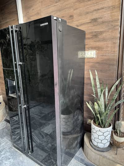 Samsung double door fridge plus freezer