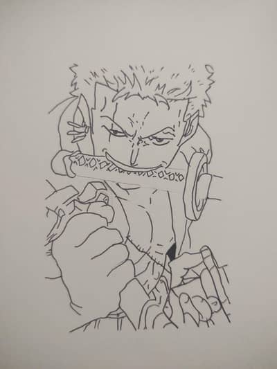 Anime character sketch