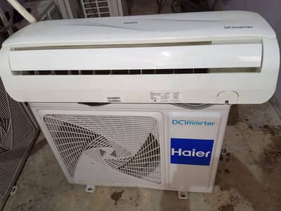 Haier 1 ton DC inverter genuine condition new model gas lock R 410 gas