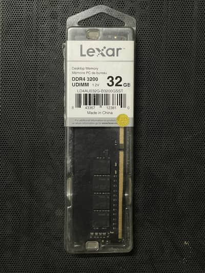 Levar 32GB DDR4 3200 RAM (barely used) 10/10 condition