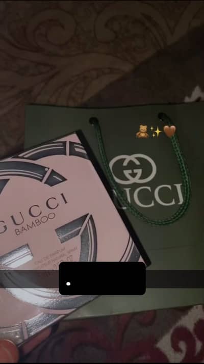 Box pack Gucci perfume