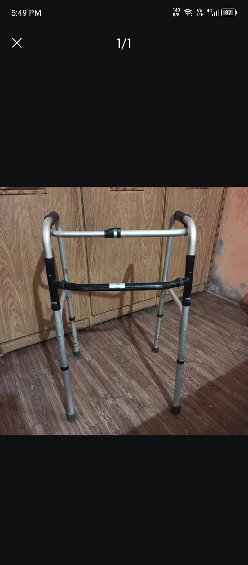 Adjustable elderly walker patient's 0